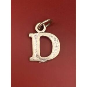 .925 Letter D Sterling Silver Jewelry Charm #alphabet #teacher #letter